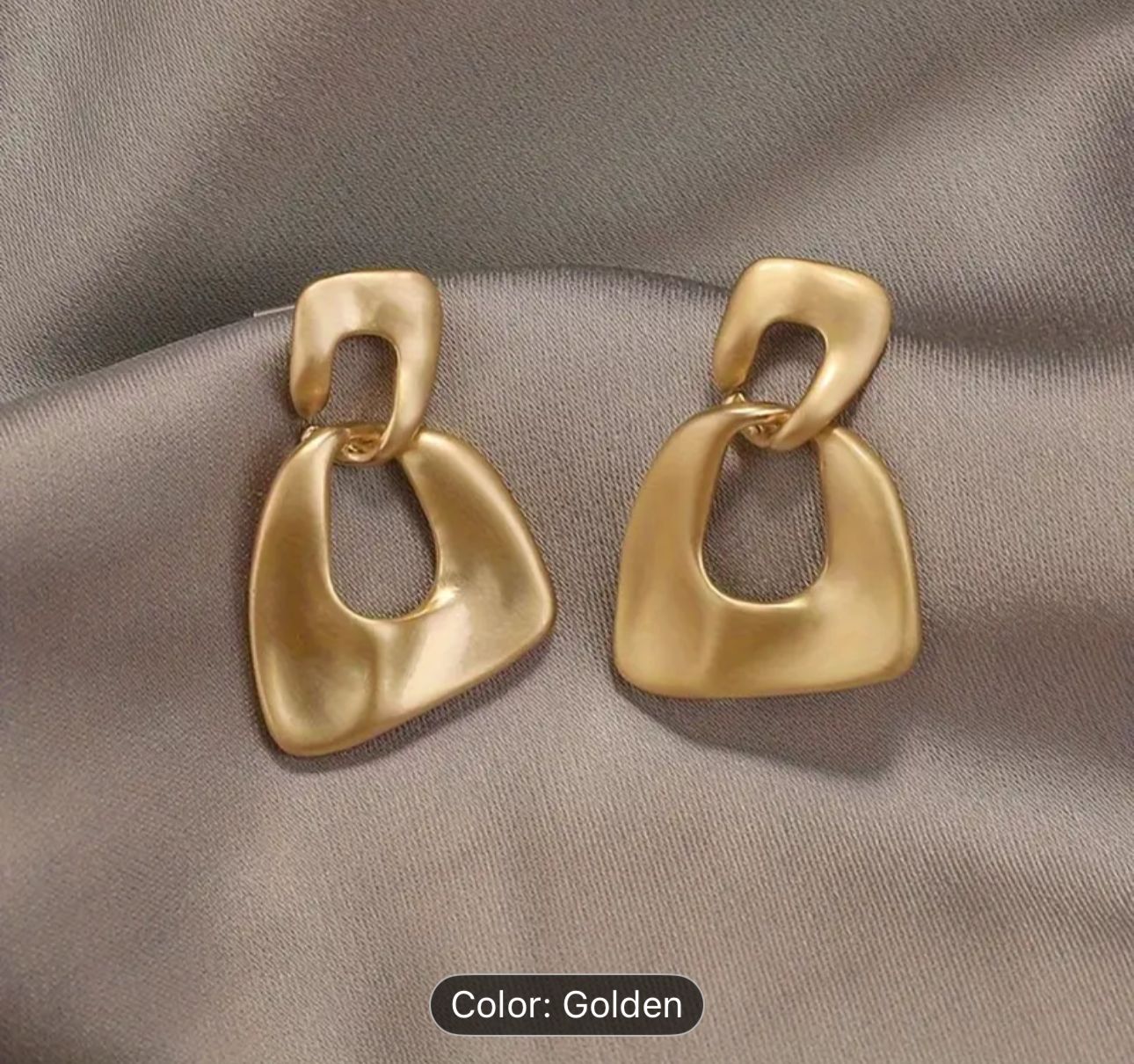 Modern Geometric Drop Earrings in Berlin