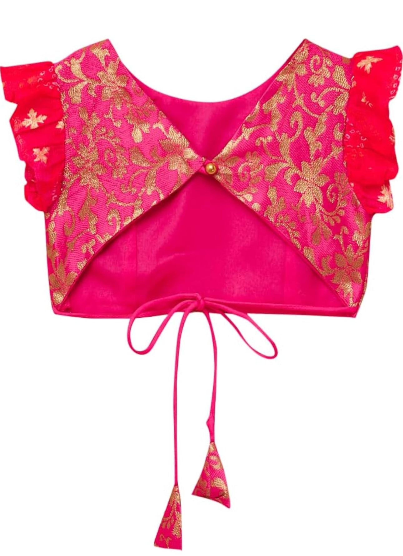 Girls Stylish Pink & orange Ready to Wear Lehenga & Blouse With Dupatta in Berlin