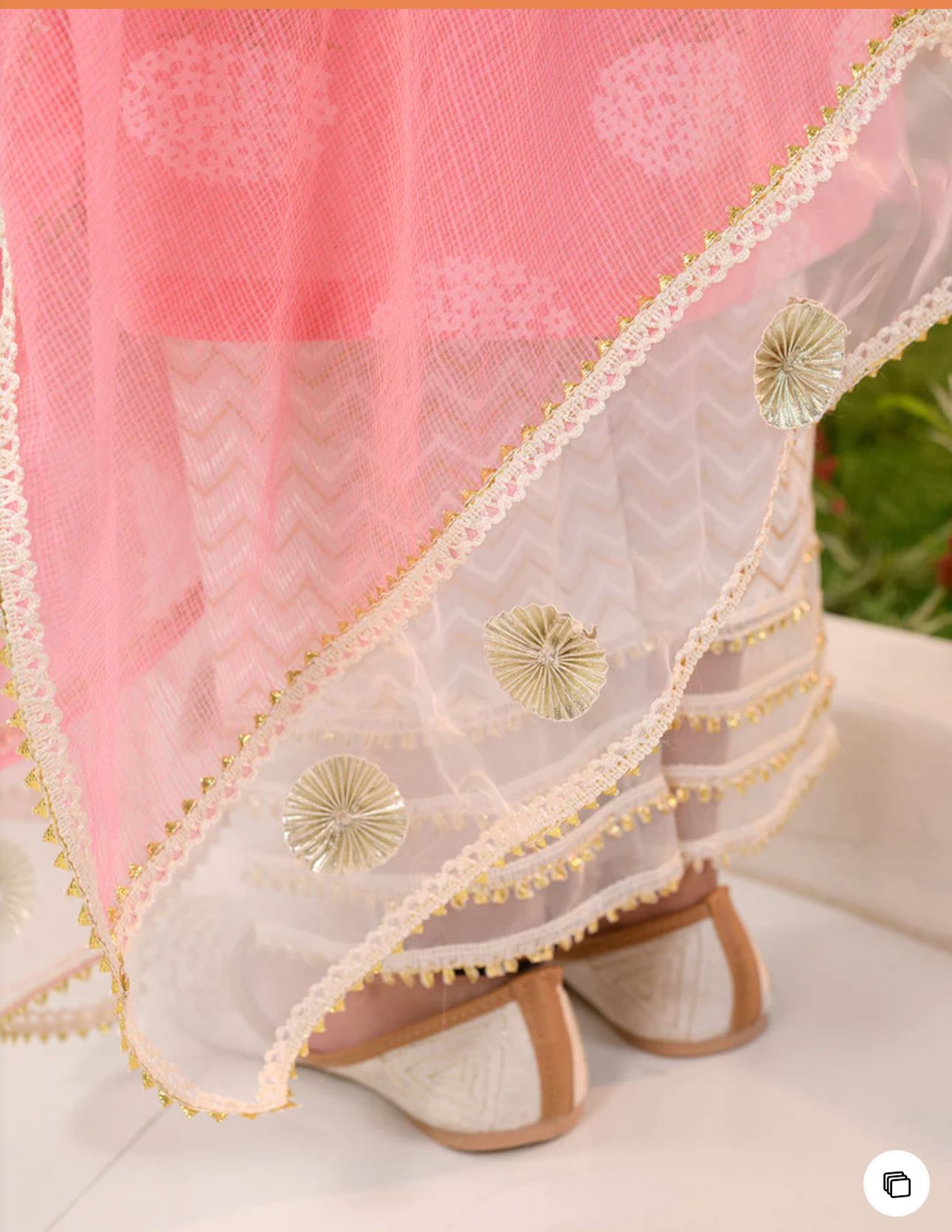 Girls Floral Printed Regular Pure Cotton Kurta with Trousers & Dupatta in Germany