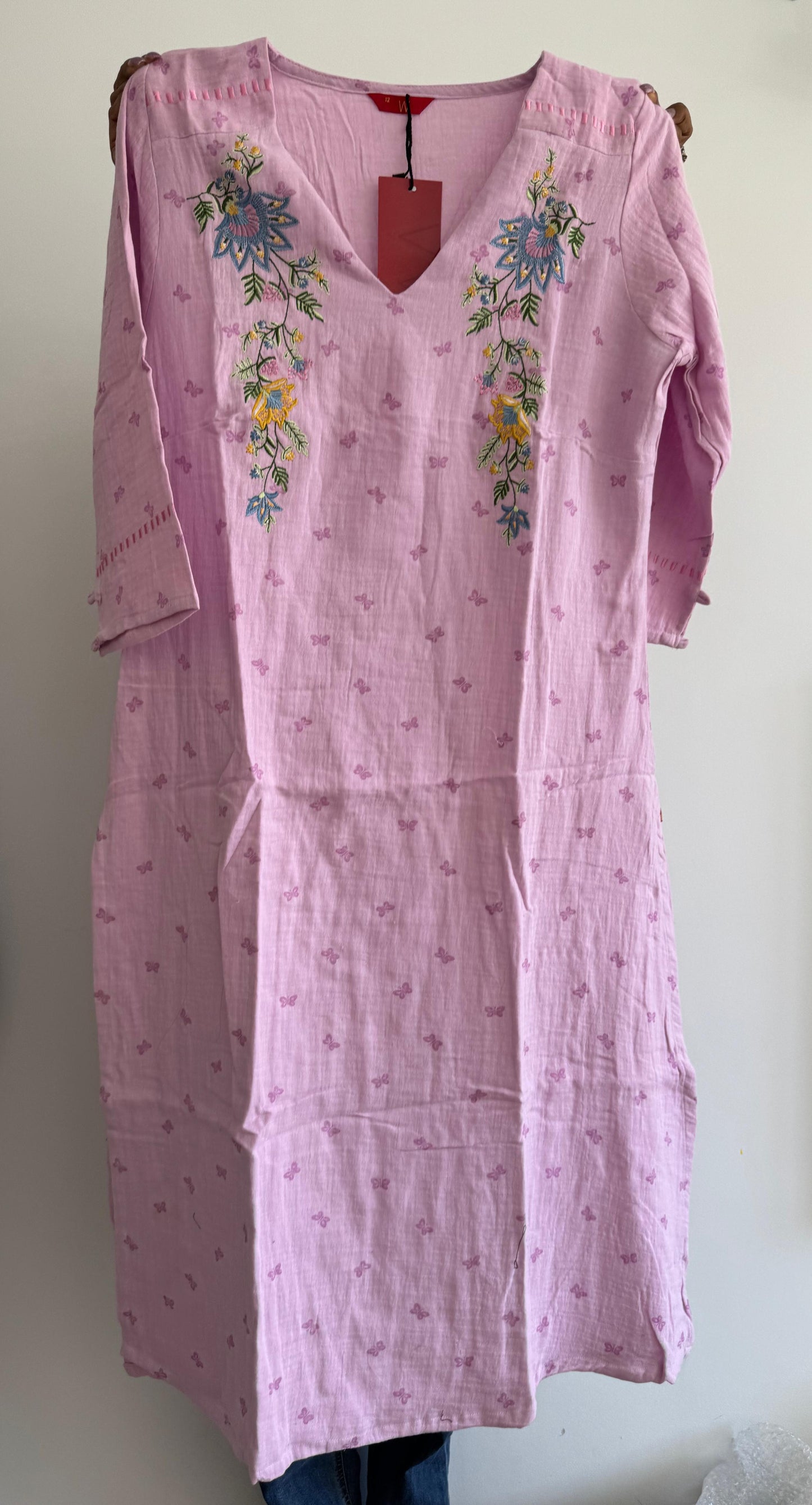 Embroidered Cotton kurta in Germany