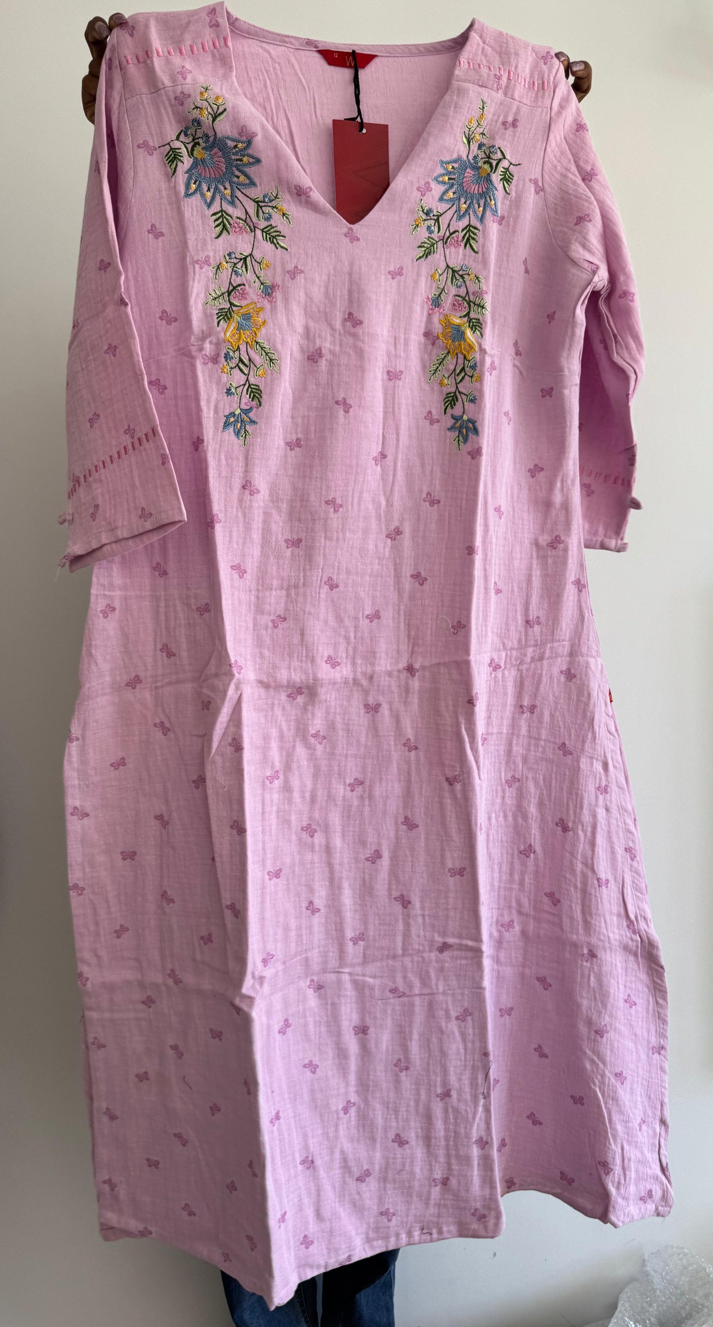 Embroidered Cotton kurta in Germany