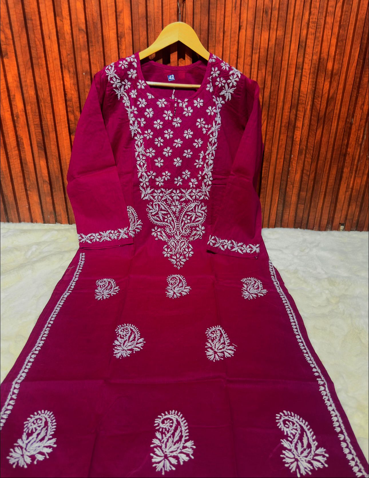Pure Cotton Chikankari handwork Kurti in Germany