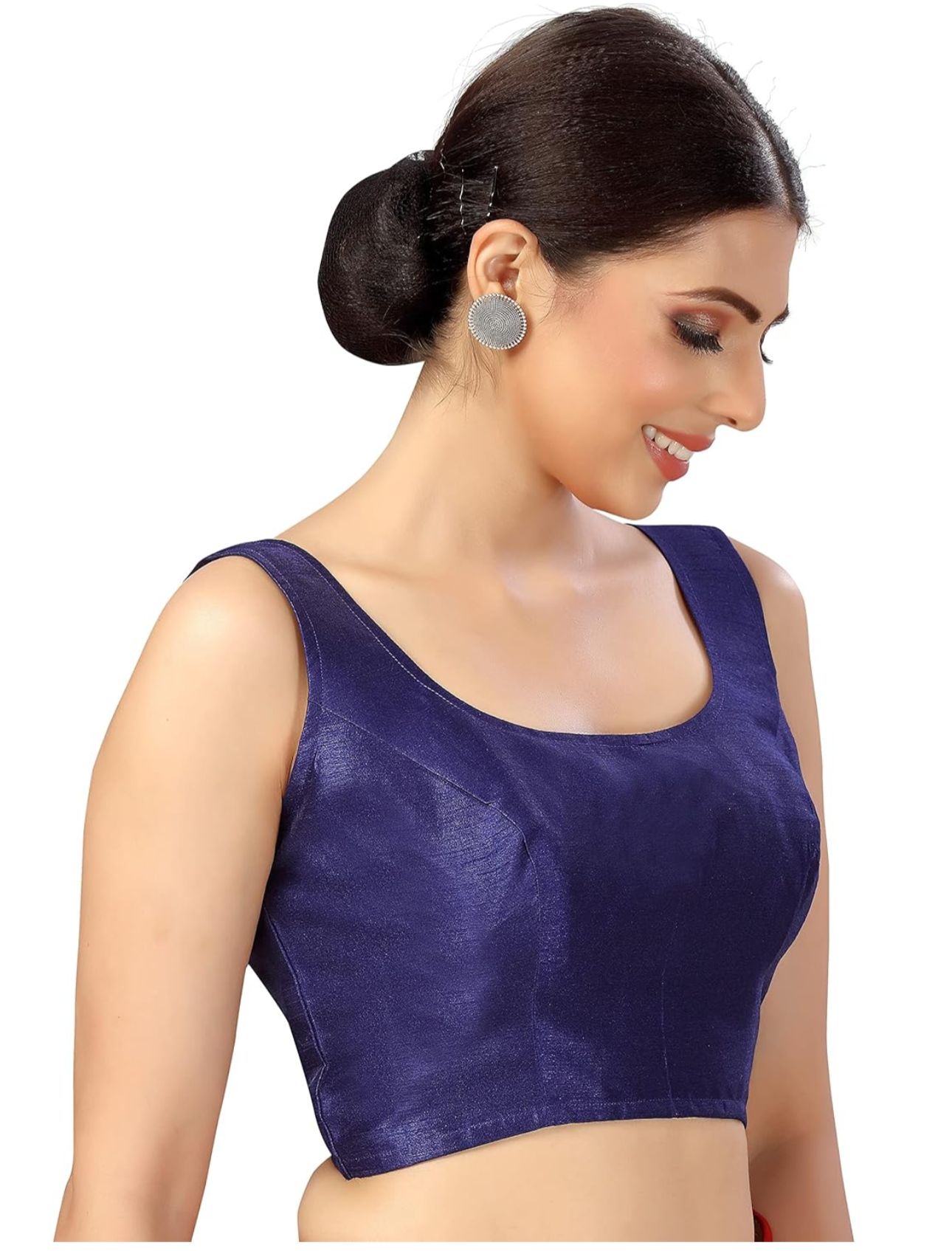 Women's Readymade Art Silk Sleeveless Saree Blouse in Berlin