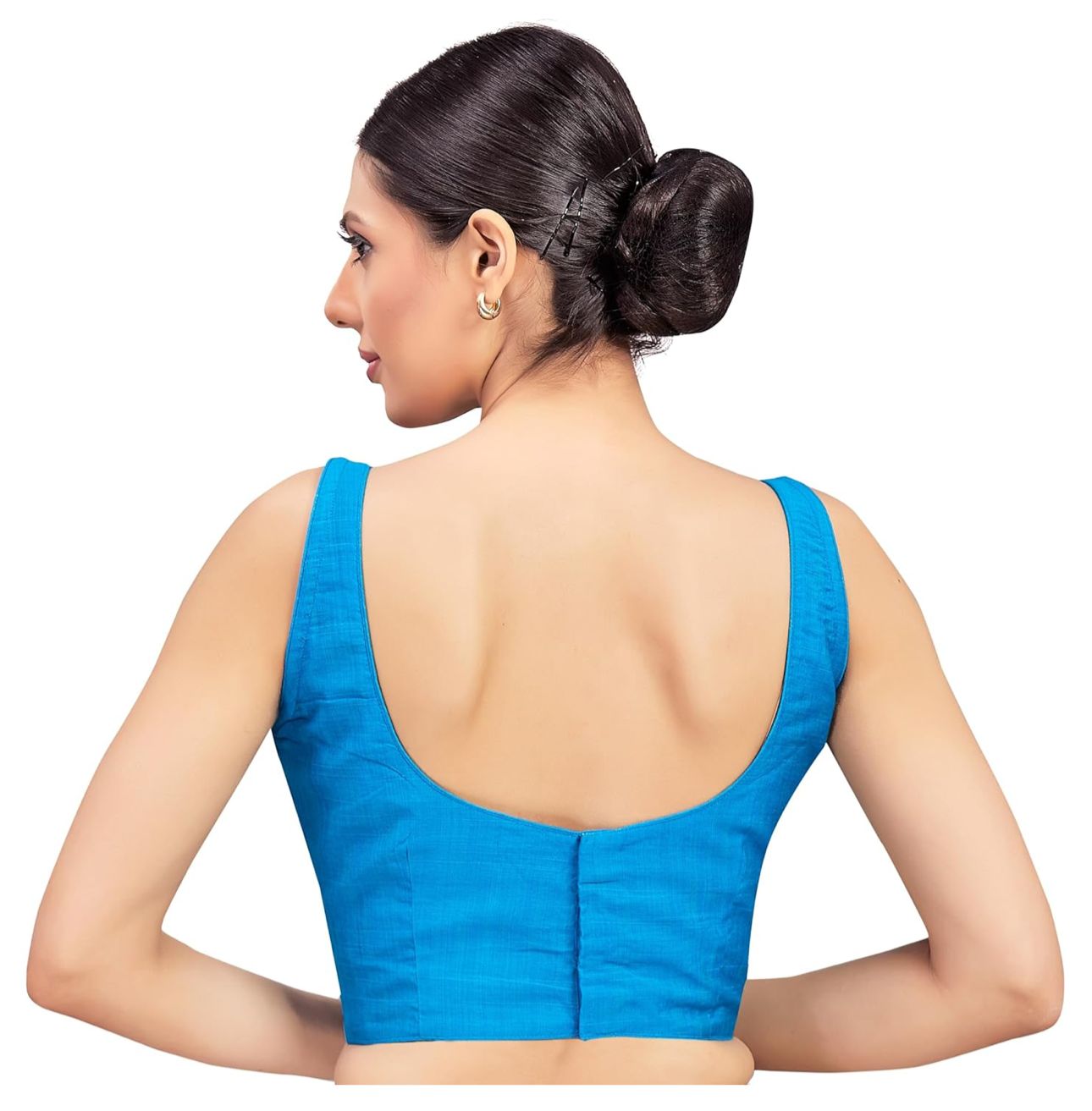 Women's Readymade Art Silk Sleeveless Saree Blouse in Munich