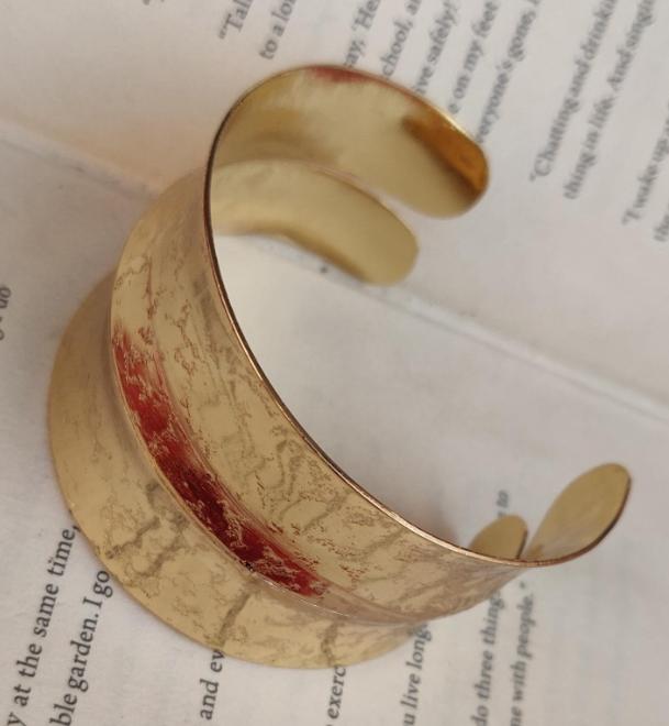 Anti Tarnish 2 layer Cuff Adjustable Size Bracelet for Women and Girls in Germany