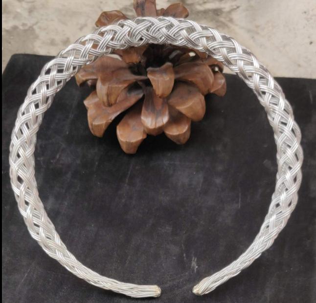 Non Brass Zoya Silver Hasli Choker Necklace in Germany