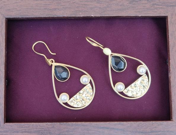 Brass Earrings in Berlin
