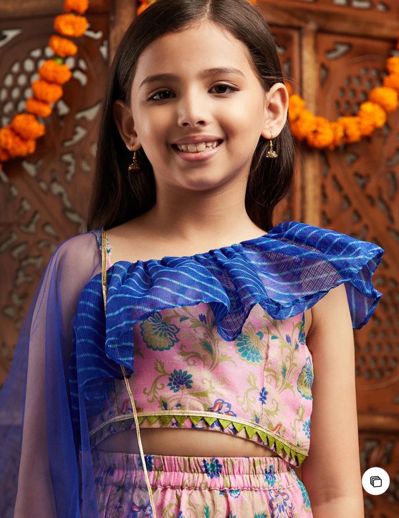 Girls Printed Ready to Wear Lehenga & Blouse With Dupatta in Berlin