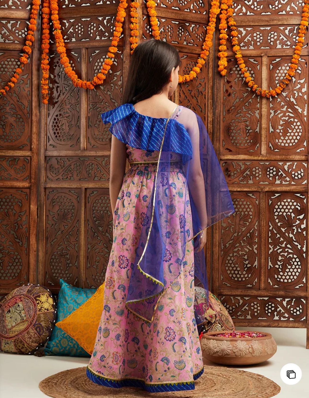 Girls Printed Ready to Wear Lehenga & Blouse With Dupatta in Berlin