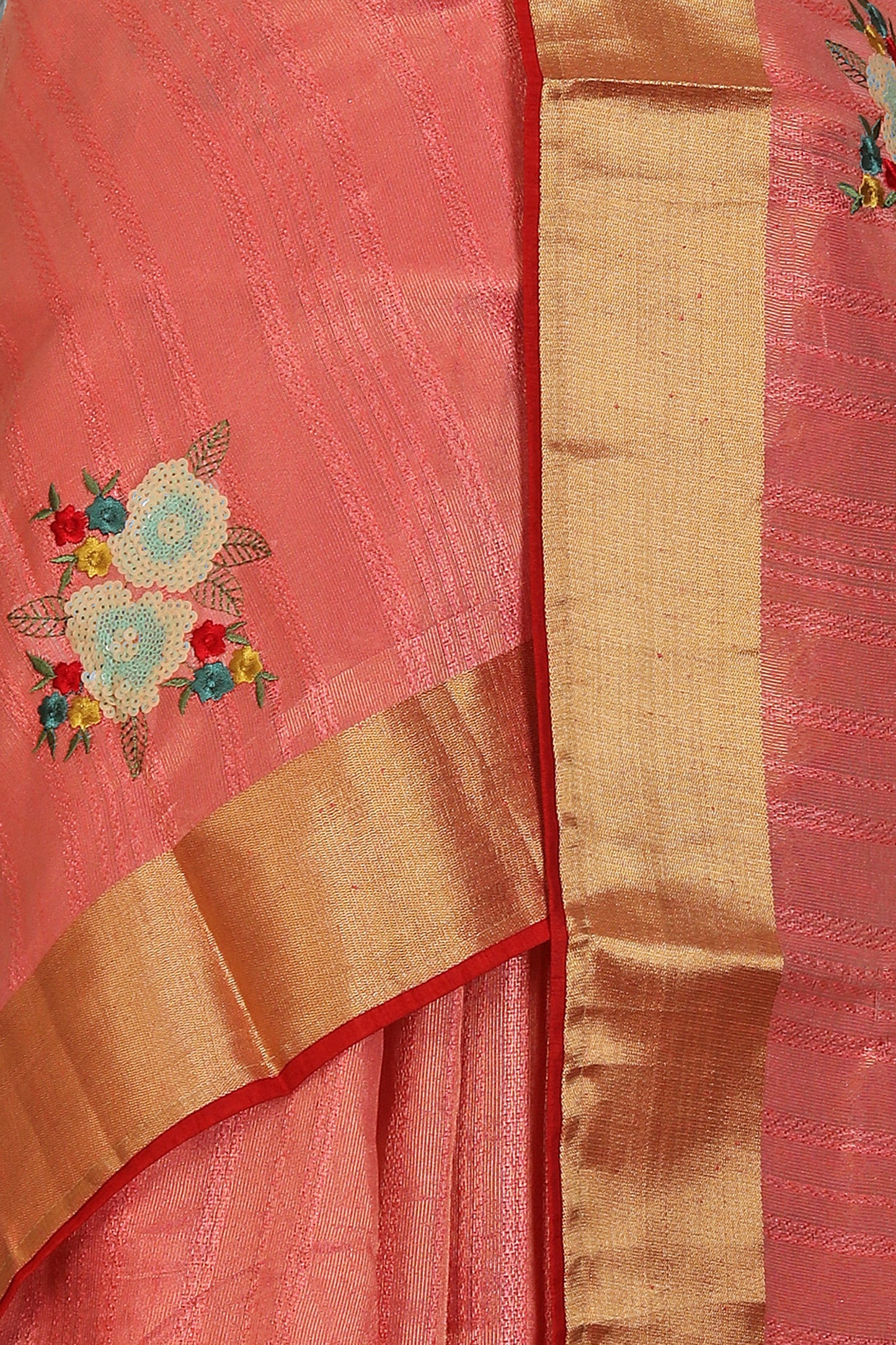 Chanderi Silk Saree with stitched blouse in Munich