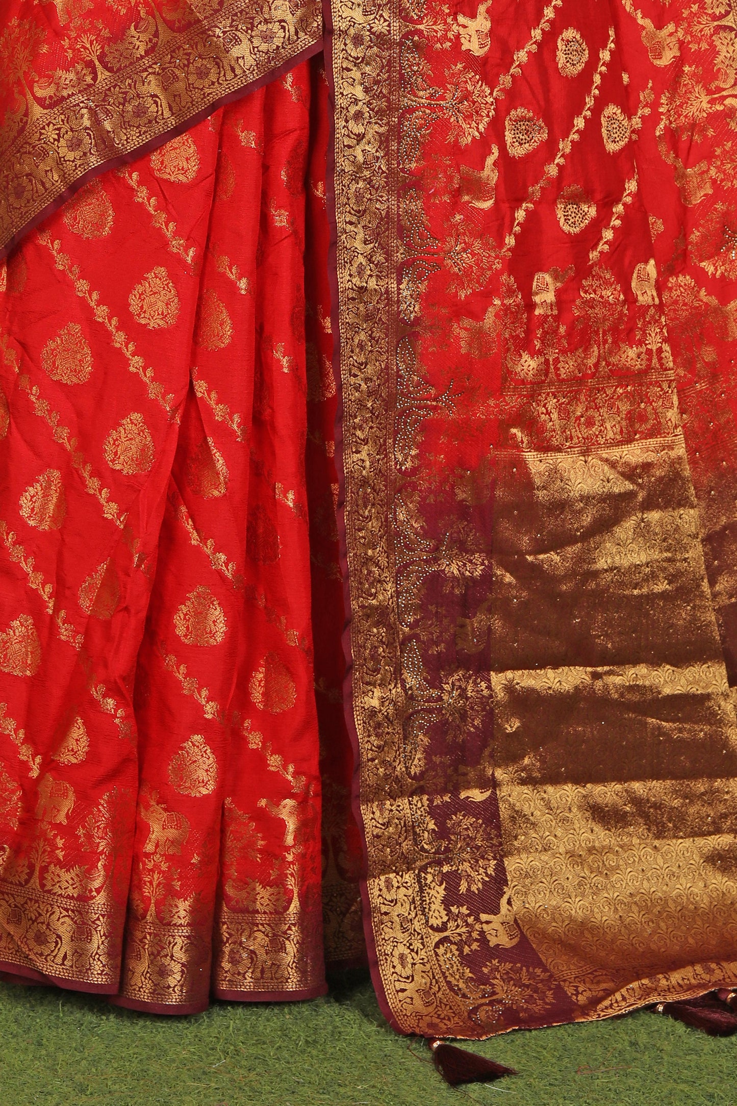 Women Chanderi Silk Saree in Germany