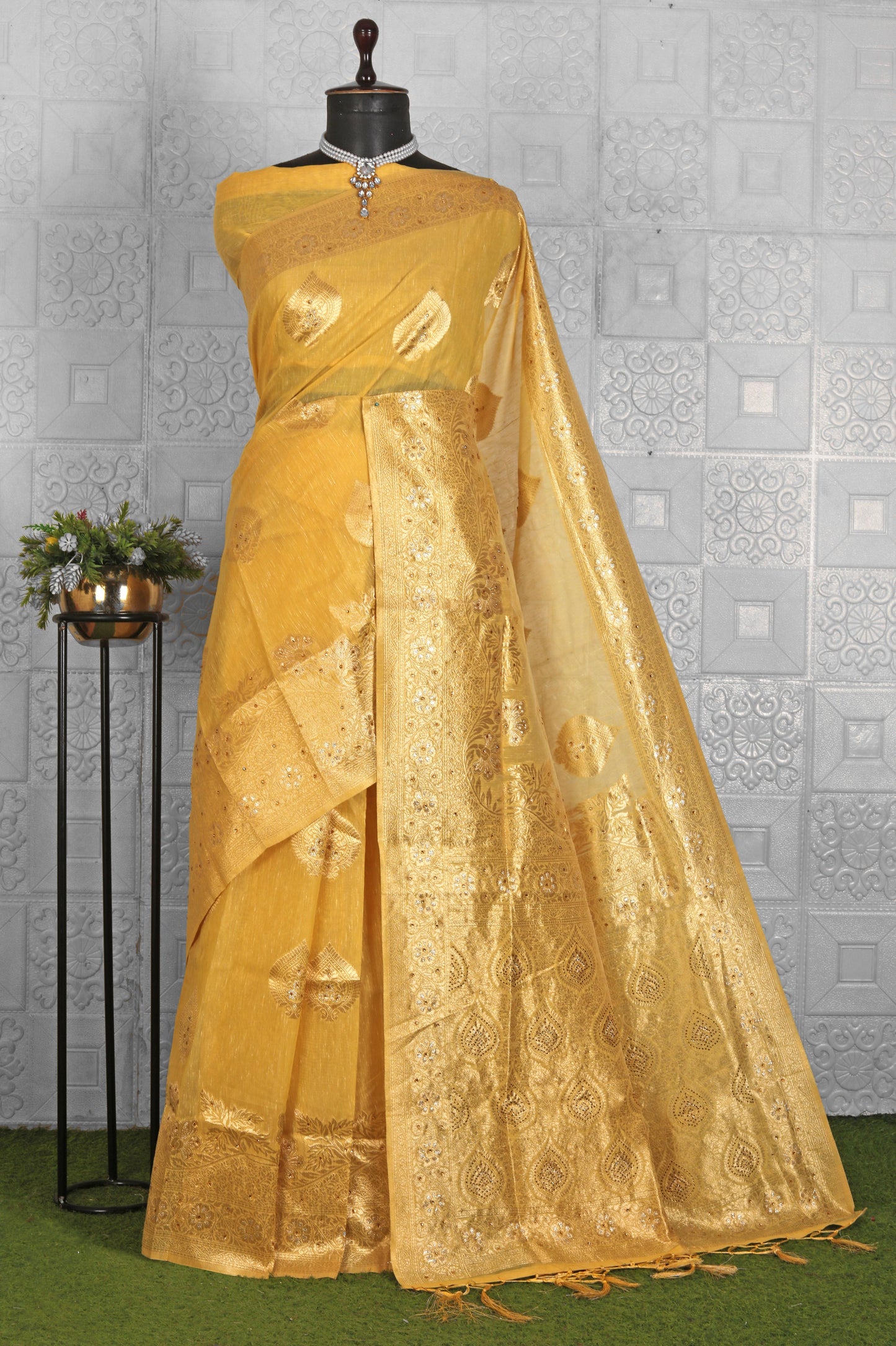 Beautiful Chanderi Silk Saree in Munich