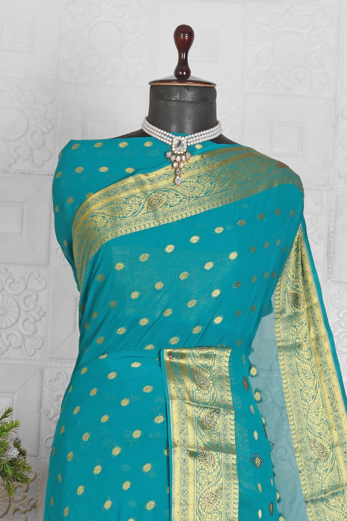 Chanderi Silk Saree with in Germany