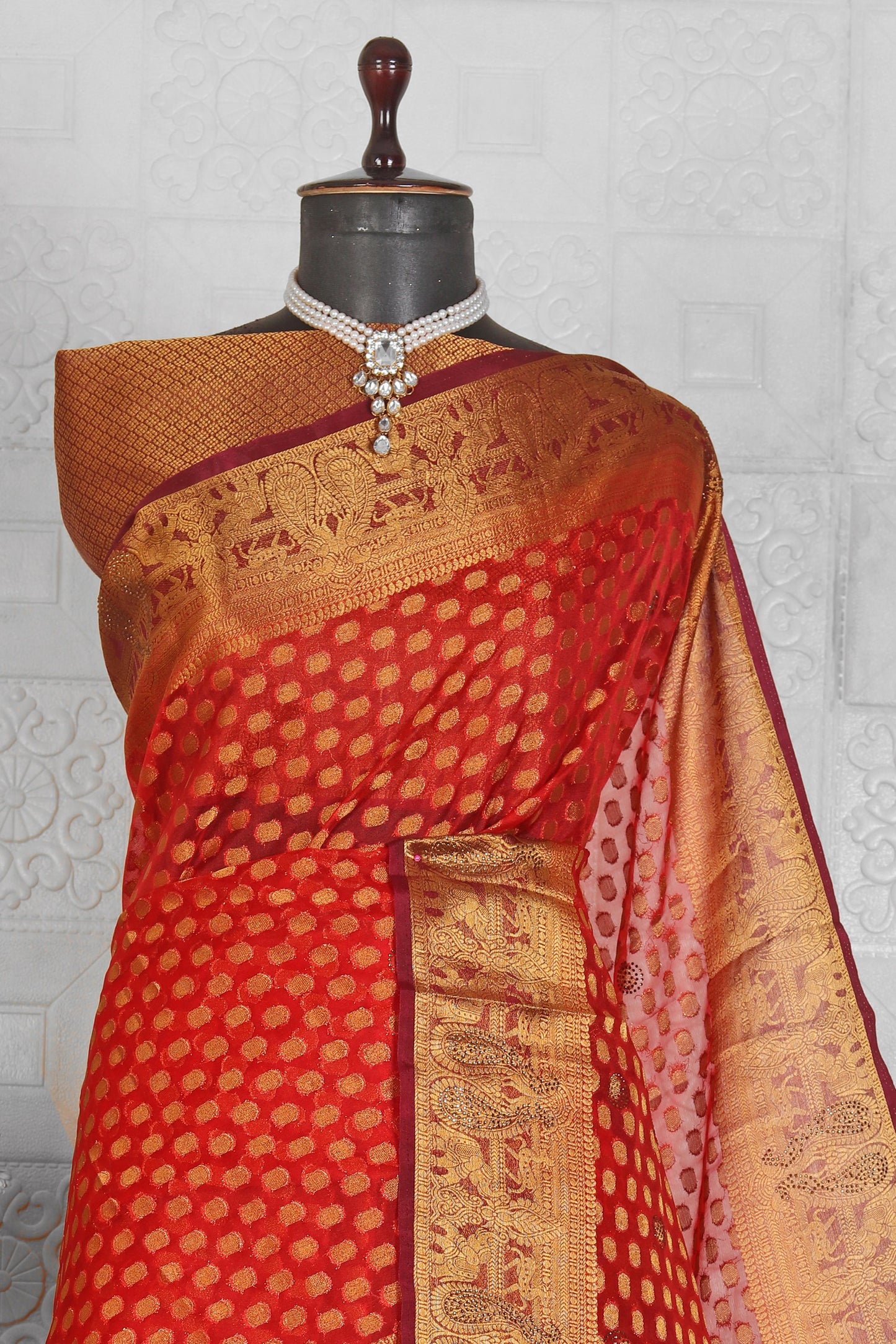 Women Chanderi Silk Saree in Germany