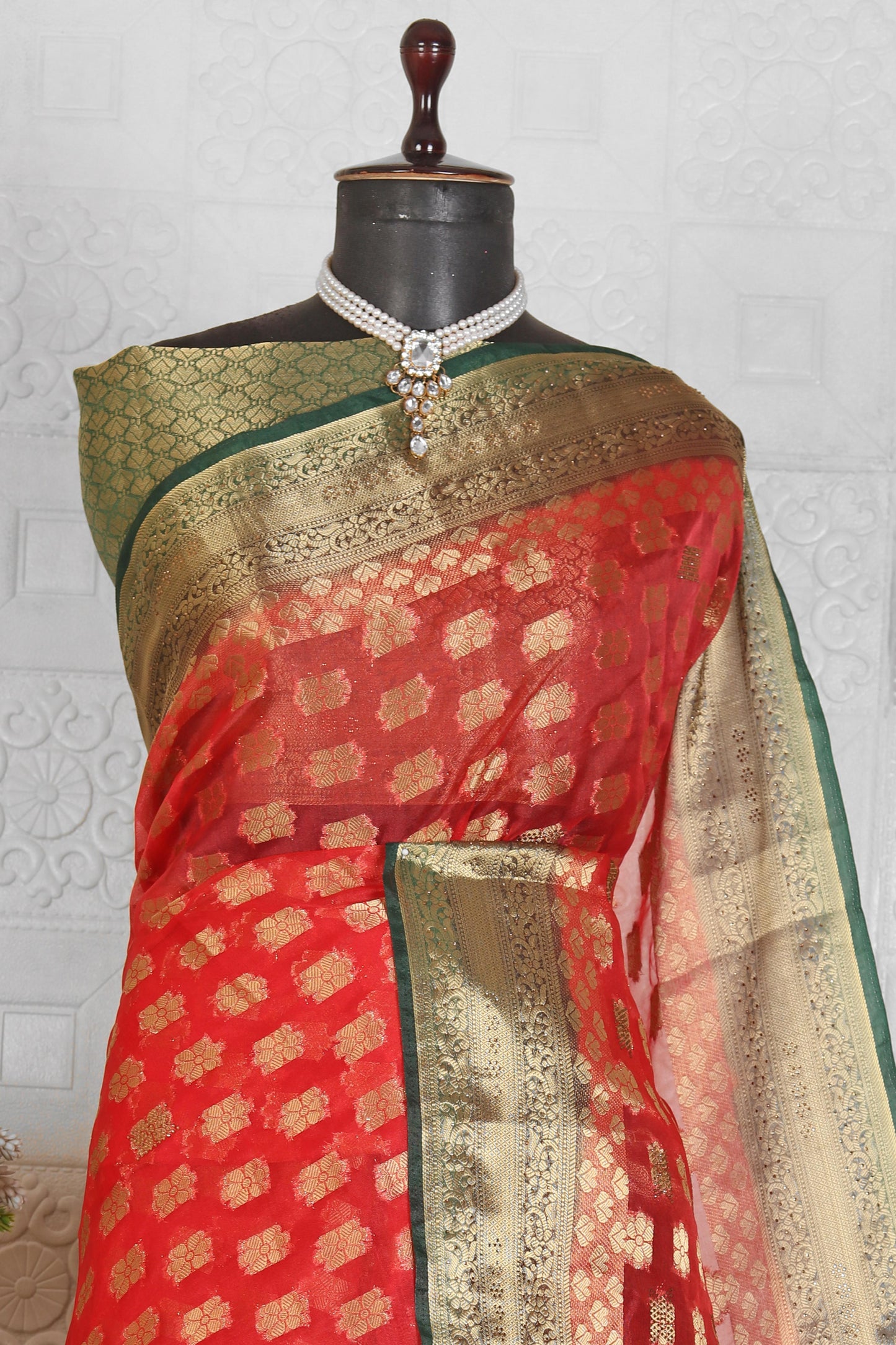 Beautiful Chanderi Silk Saree in Munich