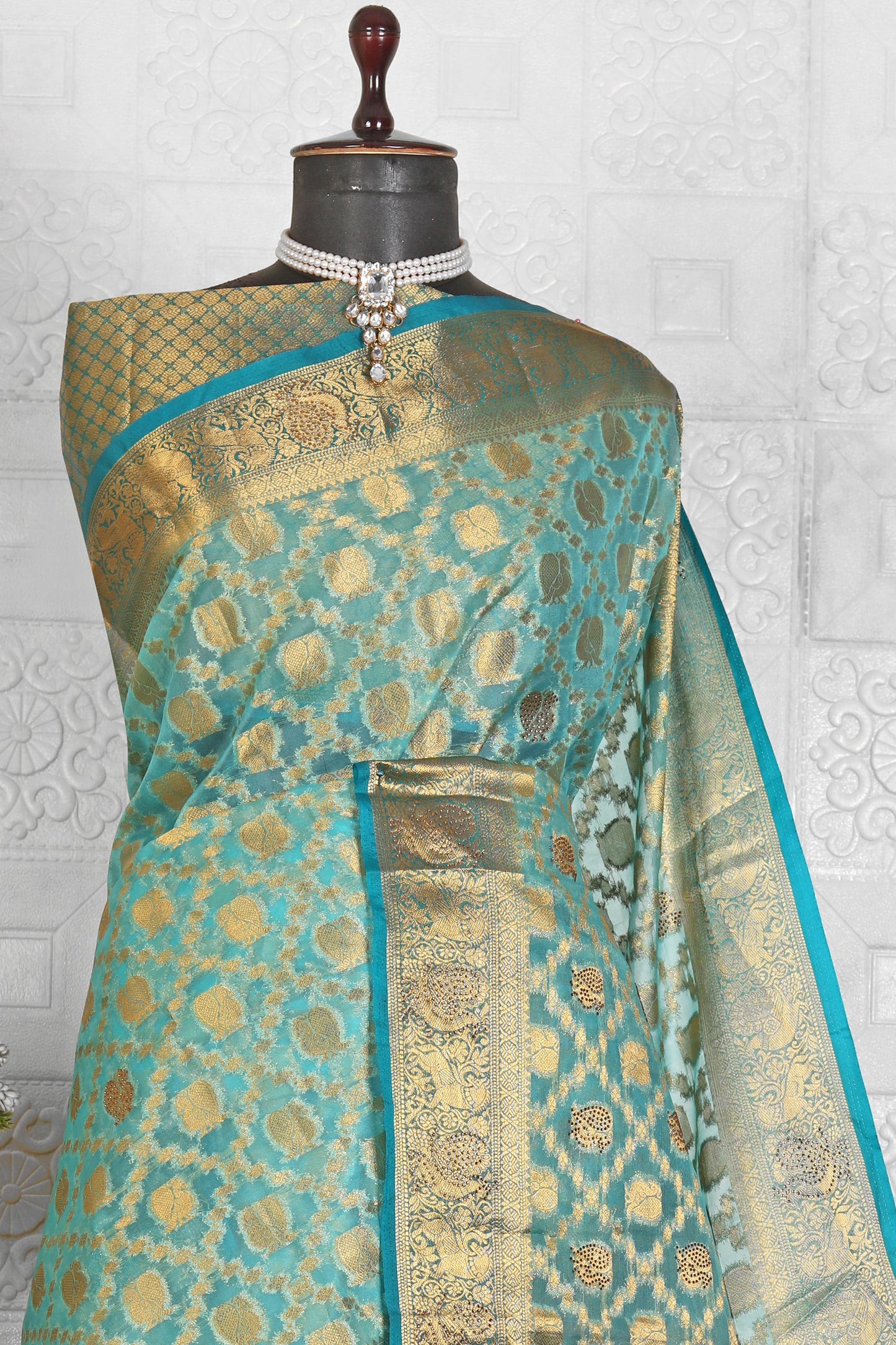Chanderi Silk Saree in  Germany
