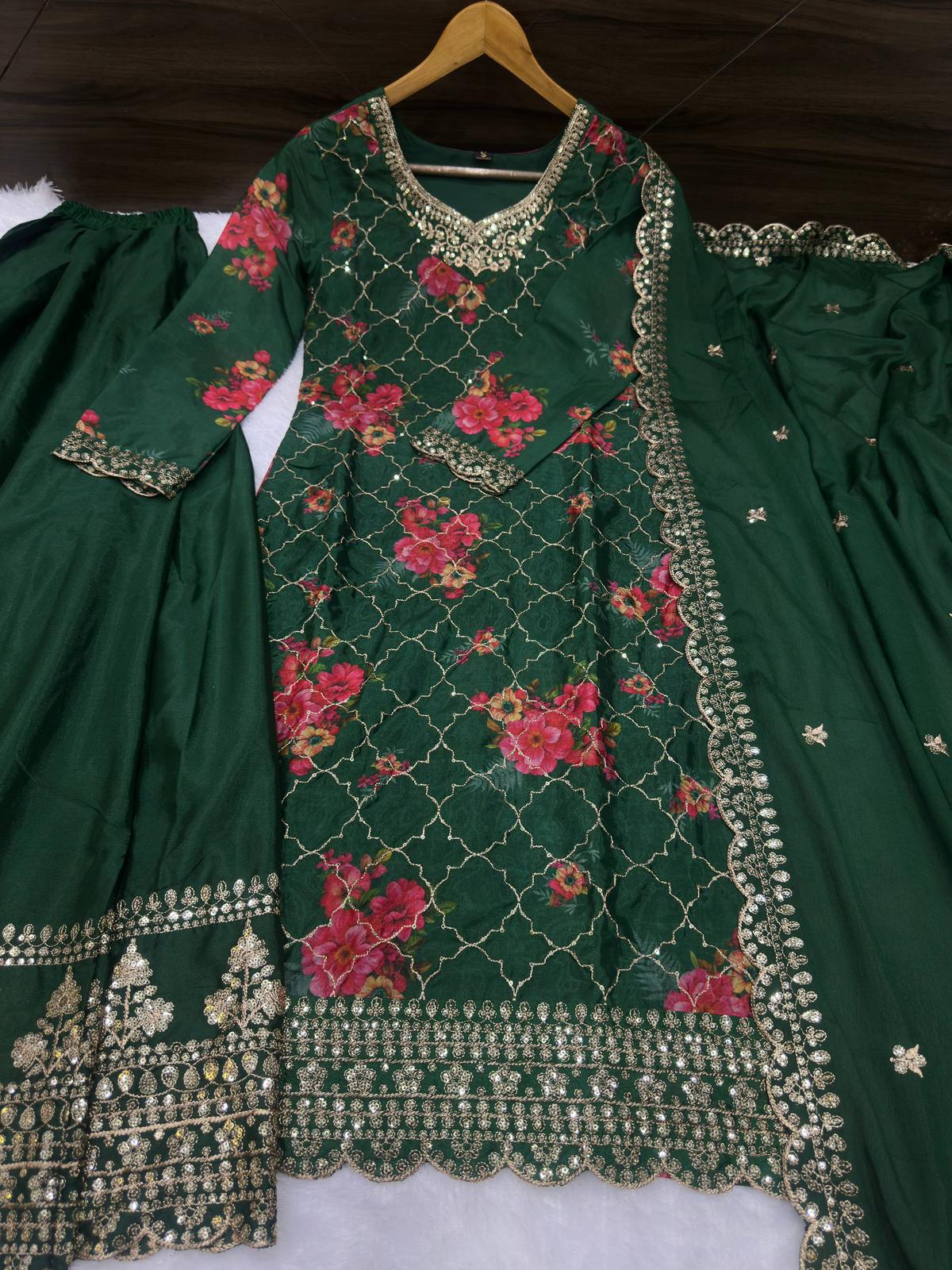 Tradition and modern elegance, these Sharara/Palazzo sets in Berlin