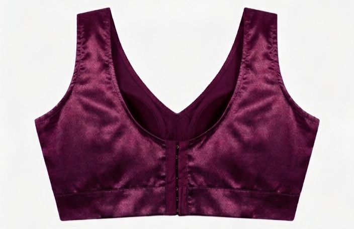 Purple Satin Silk Readymade Blouse Fancy Sleeveless trendig Shining for Women in Germany