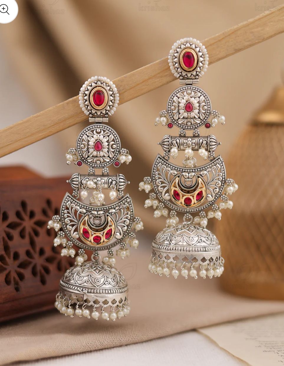 Arundati Premium Jhumki Earrings in Germany
