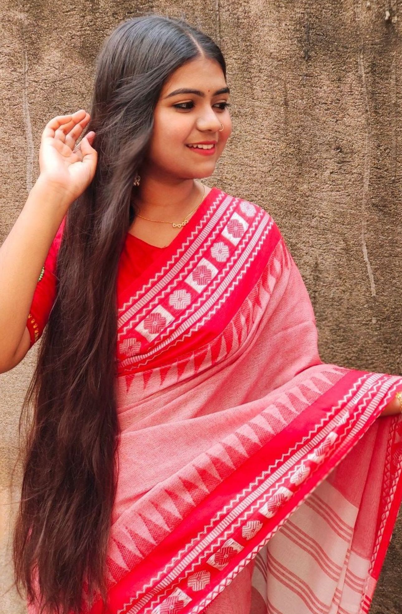 Ethnic Motifs Woven Design Khadi Saree in Berlin