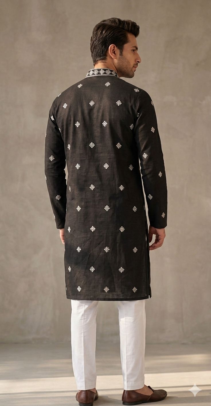 Pure silk fabric Kurta pajama in Germany