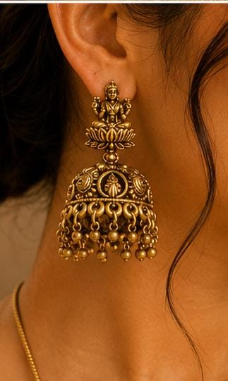 Antique South Indian Temple Jewelry Set in Germany