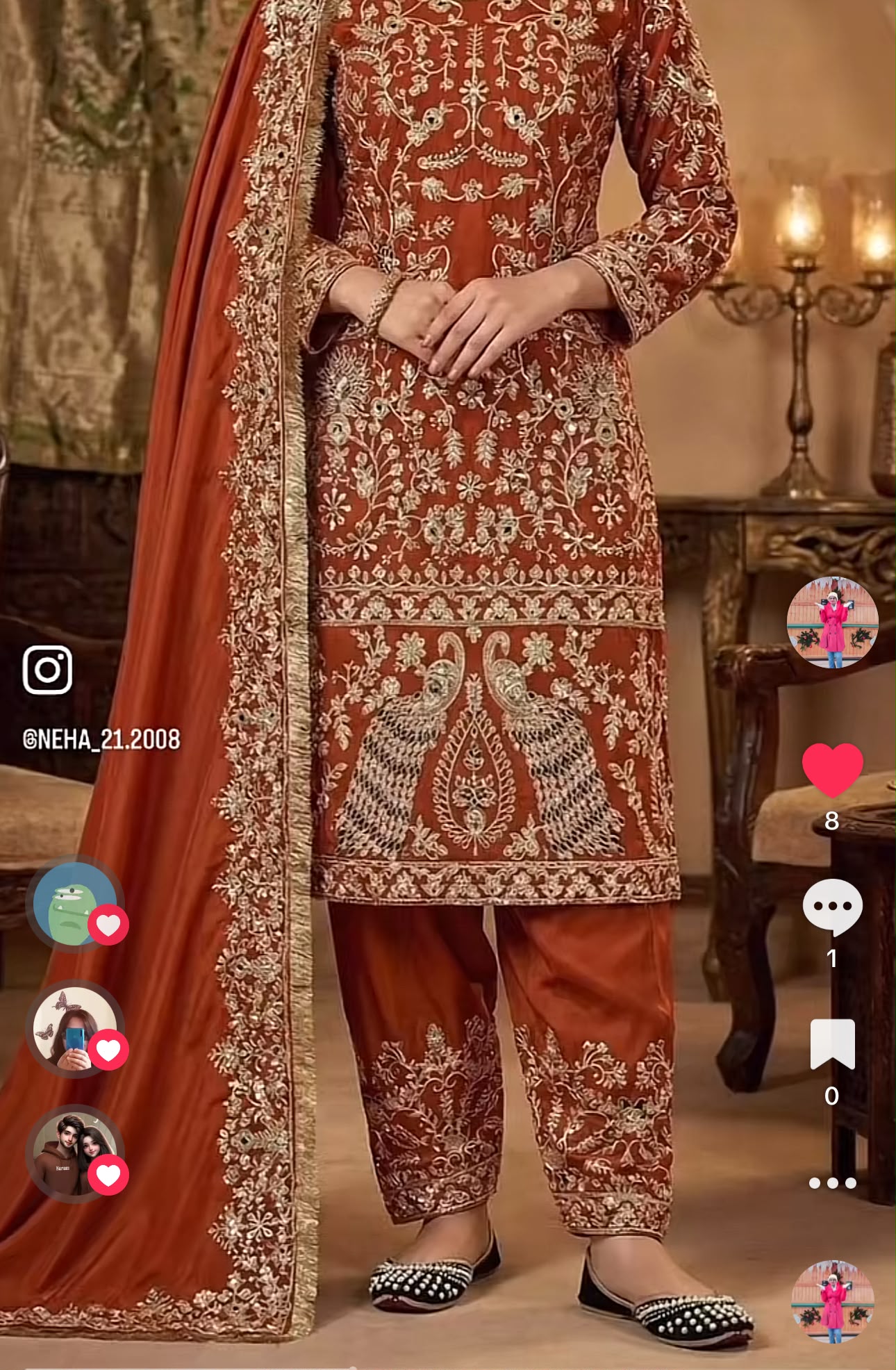 Premium Crepe Silk Panjabi Salwar Suit Heavy Embroidery Festive Wear for Women in Germany