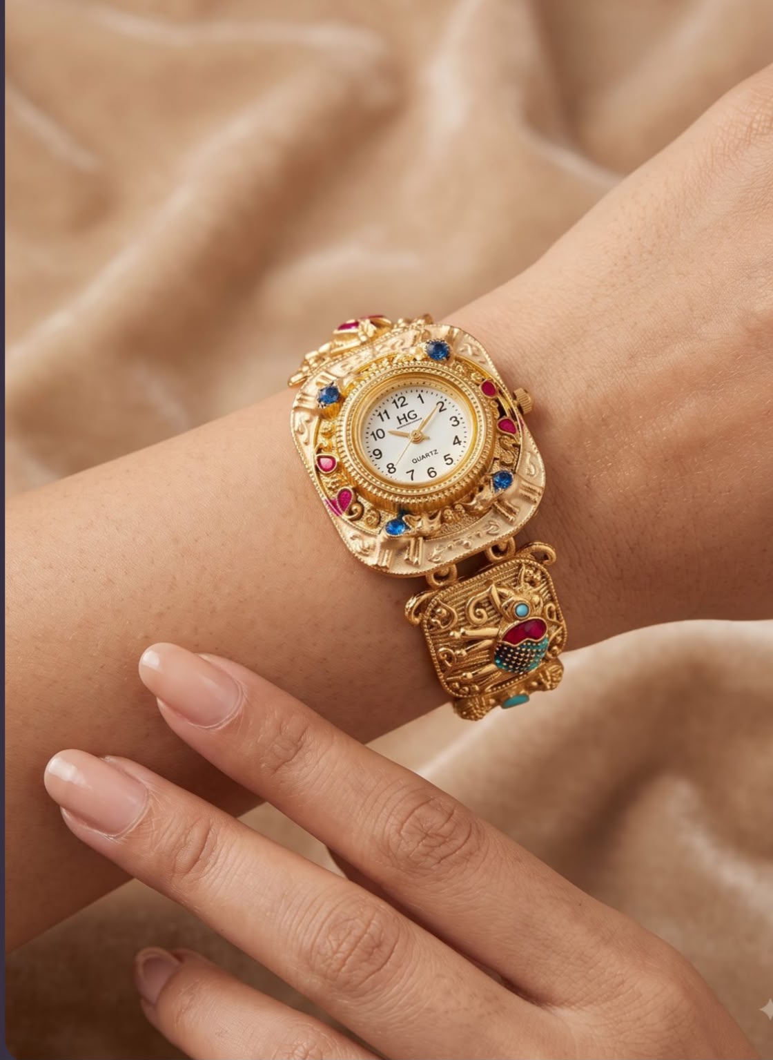 Traditional Indian heritage bracelet watch in Berlin
