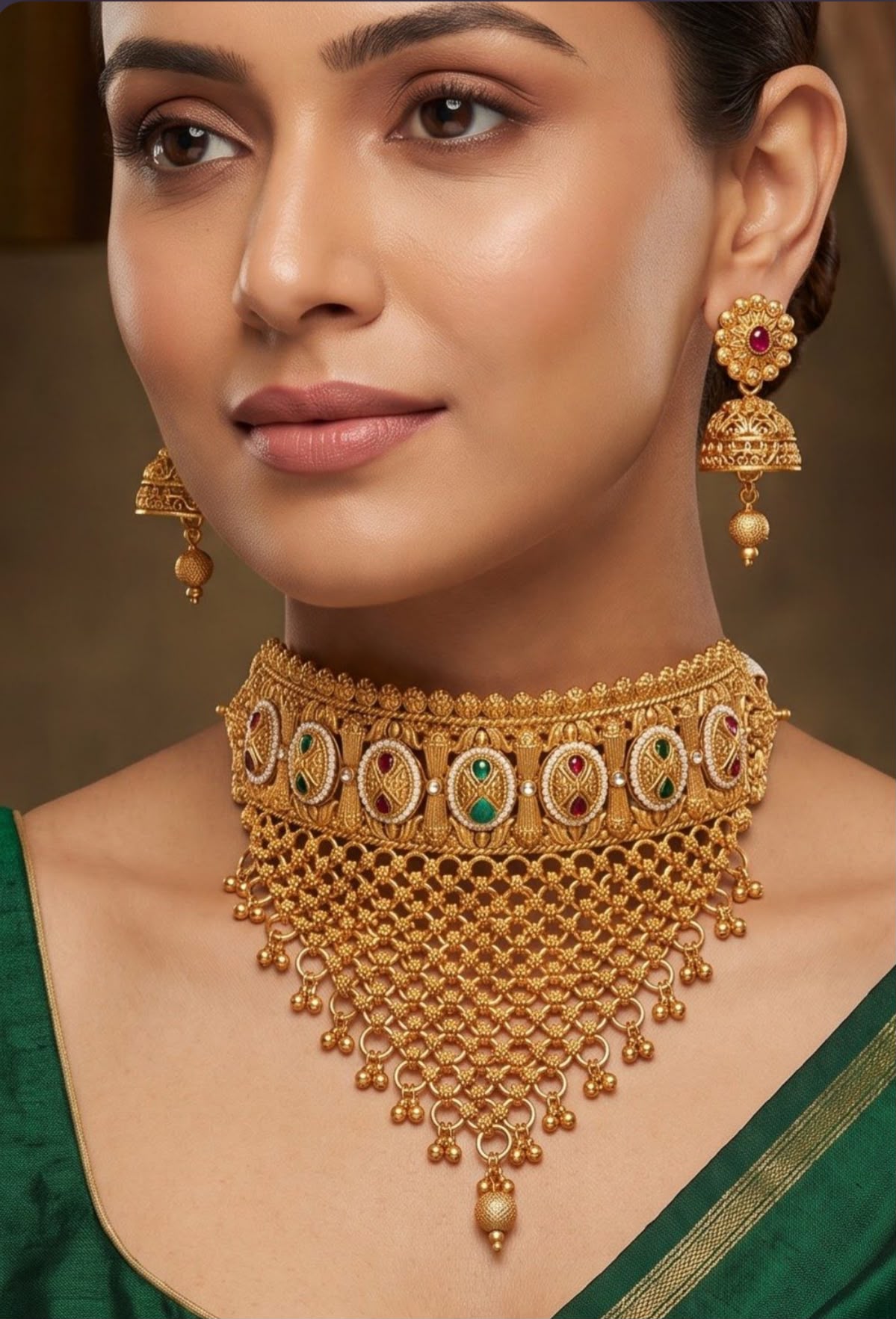 Gold-Plated Bridal Choker Set in Germany