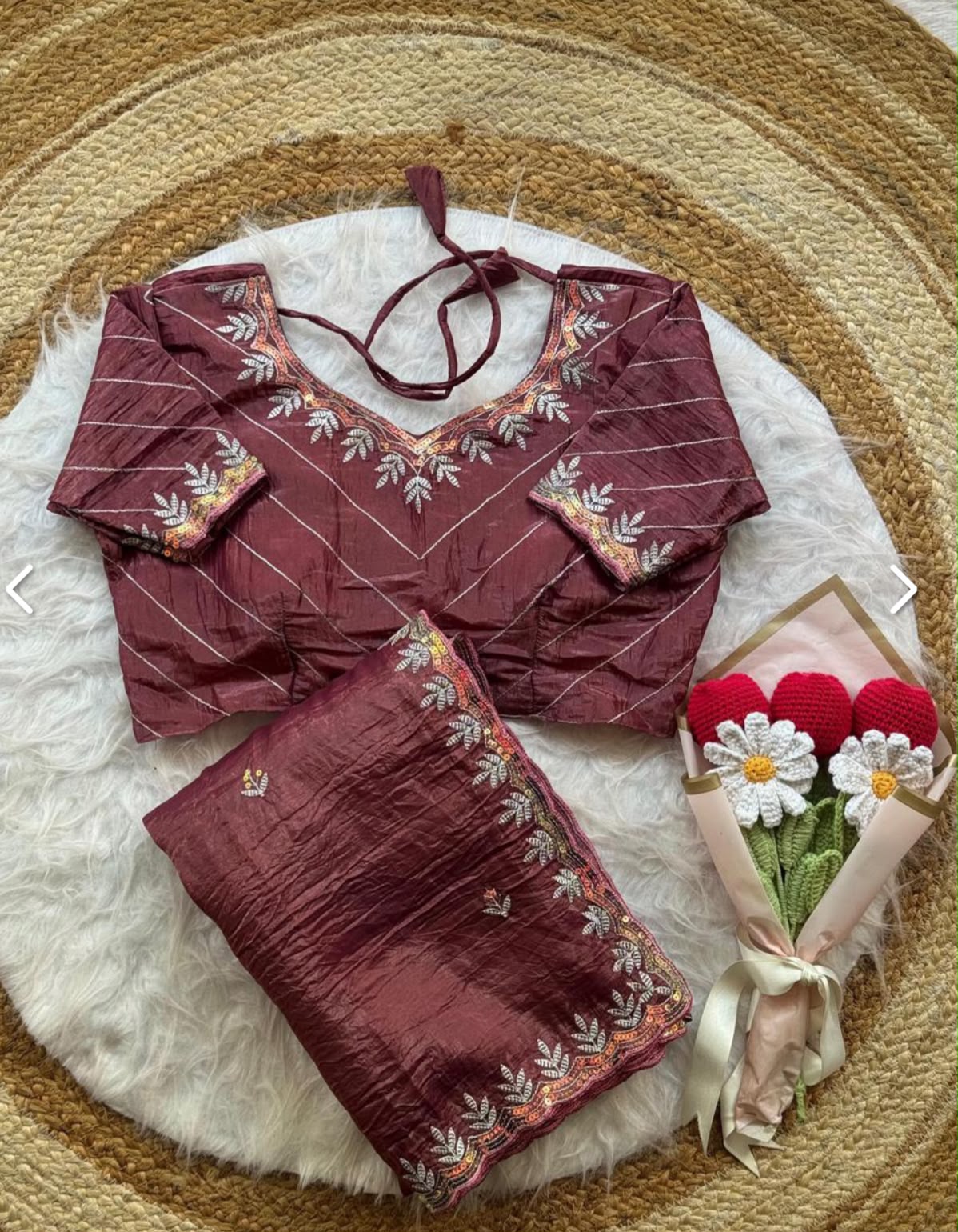 Berry Pink Luxe Gold Crush Jericho Saree - Heavy Embroidery Festive Wear in Berlin