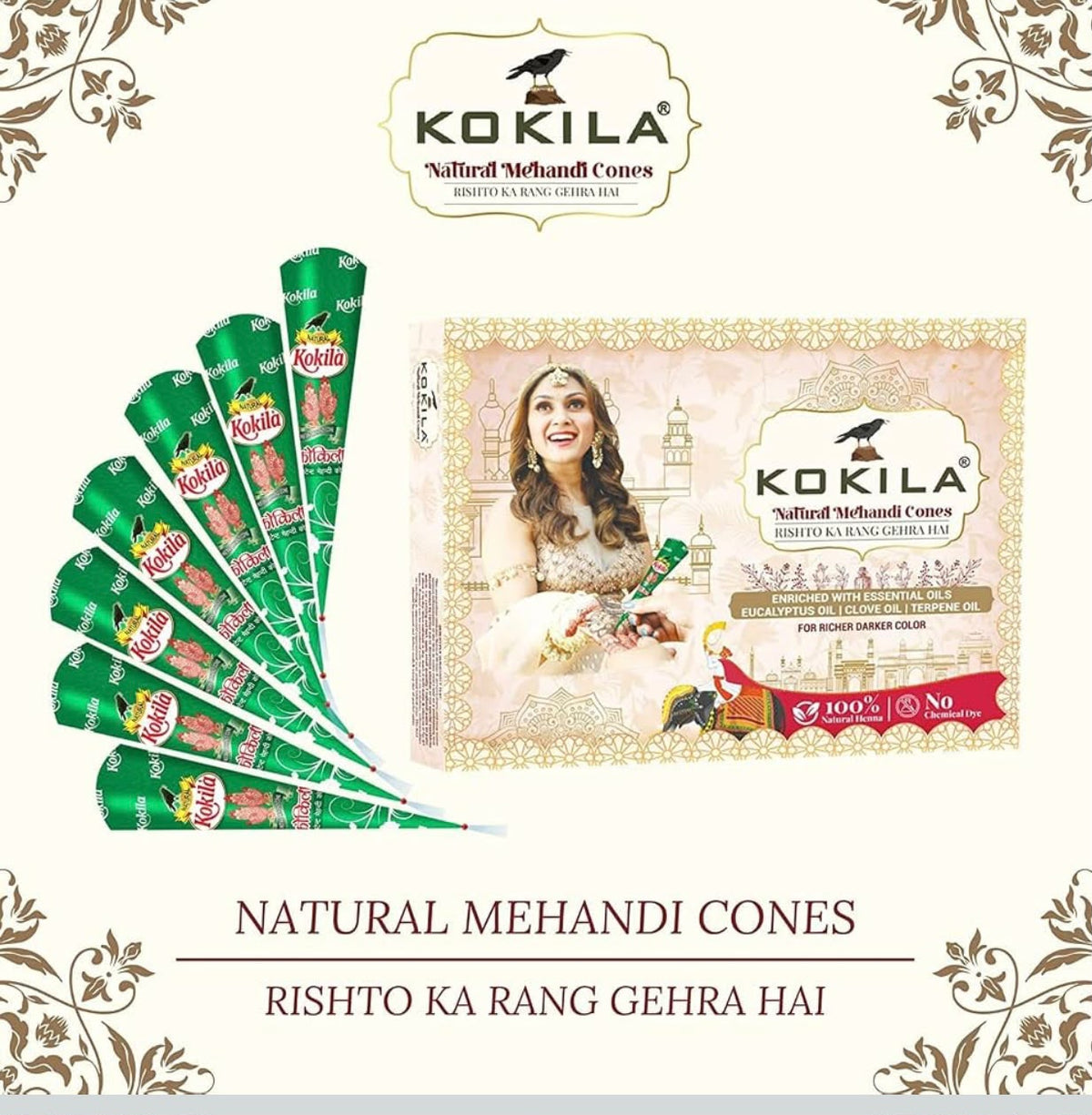 Kokila Natural Mehandi for Hands & Feet in Germany