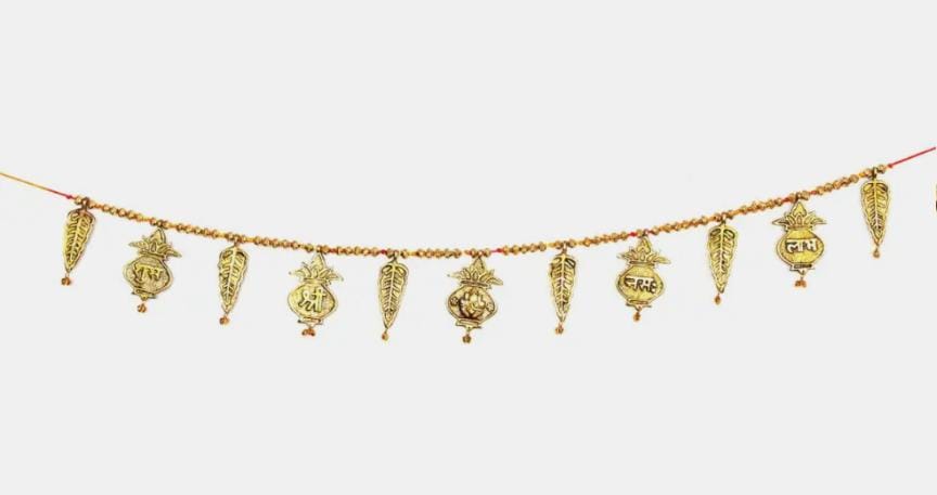 Handmade Premium Antique Metal Bandarwal Toran for Door & Wall in Germany