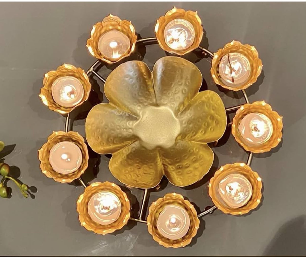 Handcrafted Iron Urli for Flower Home Decorative in Germany