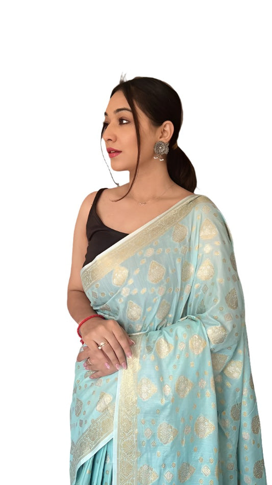 Wedding wear silk saree in Berlin - Neha Couture Indian Fashion
