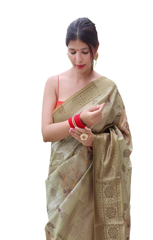 Indian silk saree in Germany
