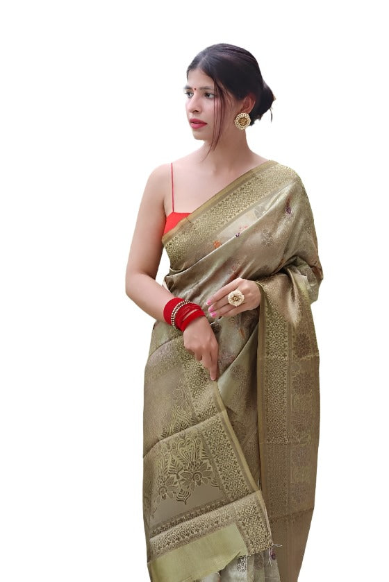 Indian silk saree in Germany