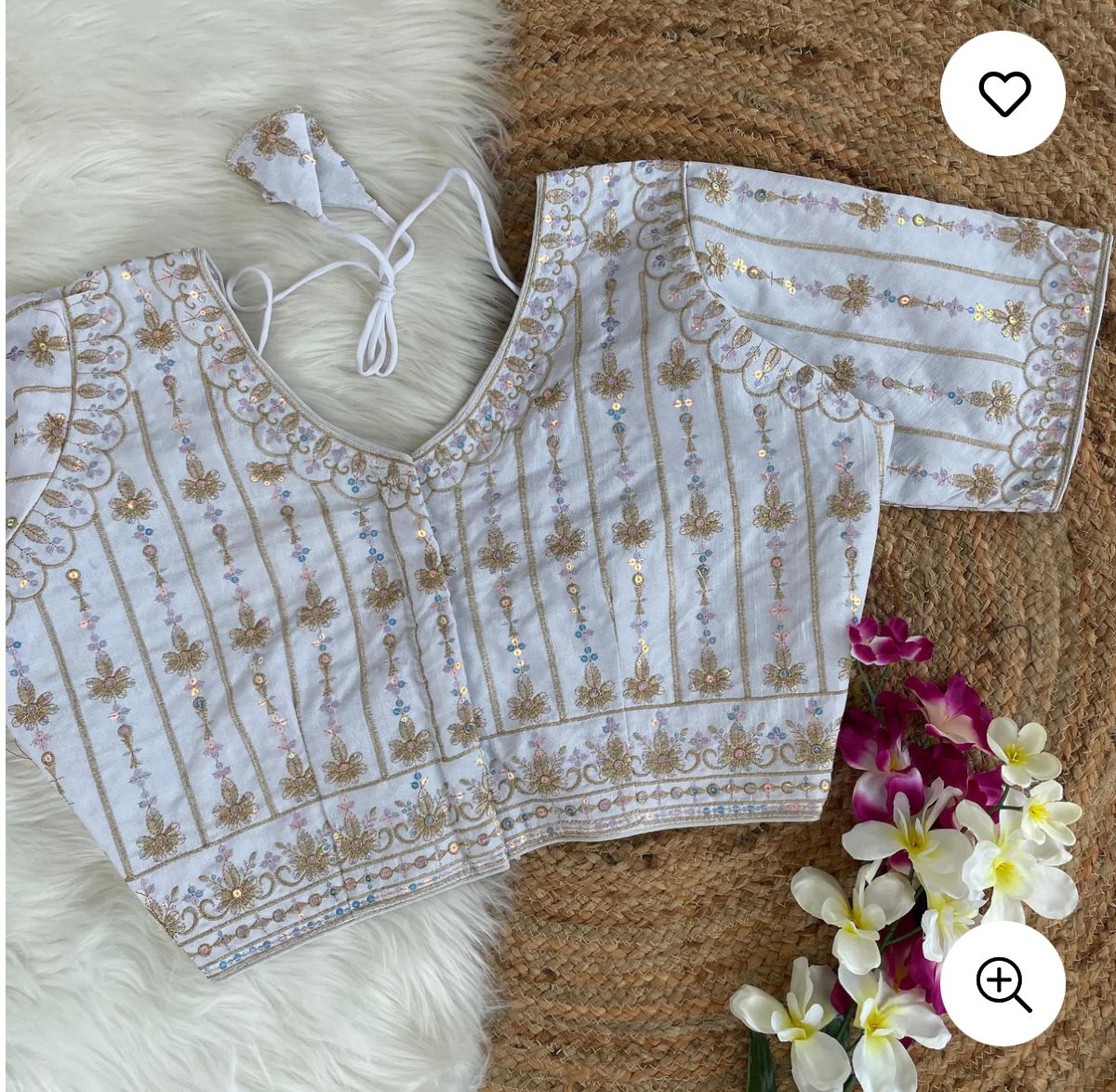 Beautiful Designer Readymade Party Wear Sequence Blouse in Berlin