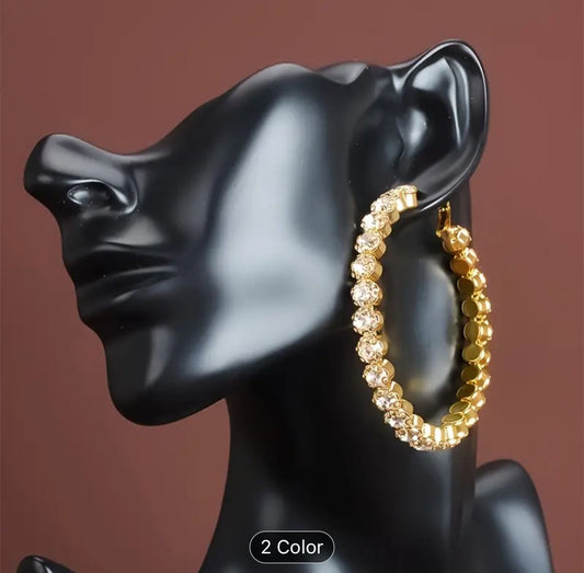 Trendy design Hoop Earrings For Women Golden in Munich