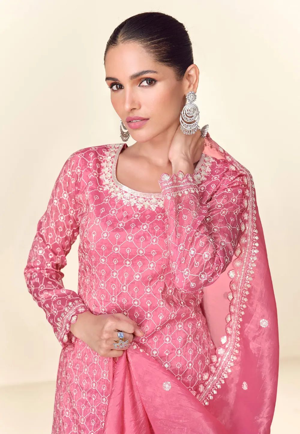 Pink Tissue Pakistani Suit in Berlin