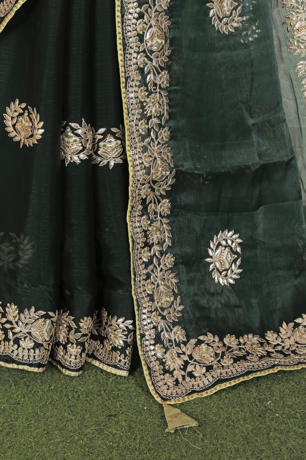 Beautiful Organza saree with stitched blouse in Berlin