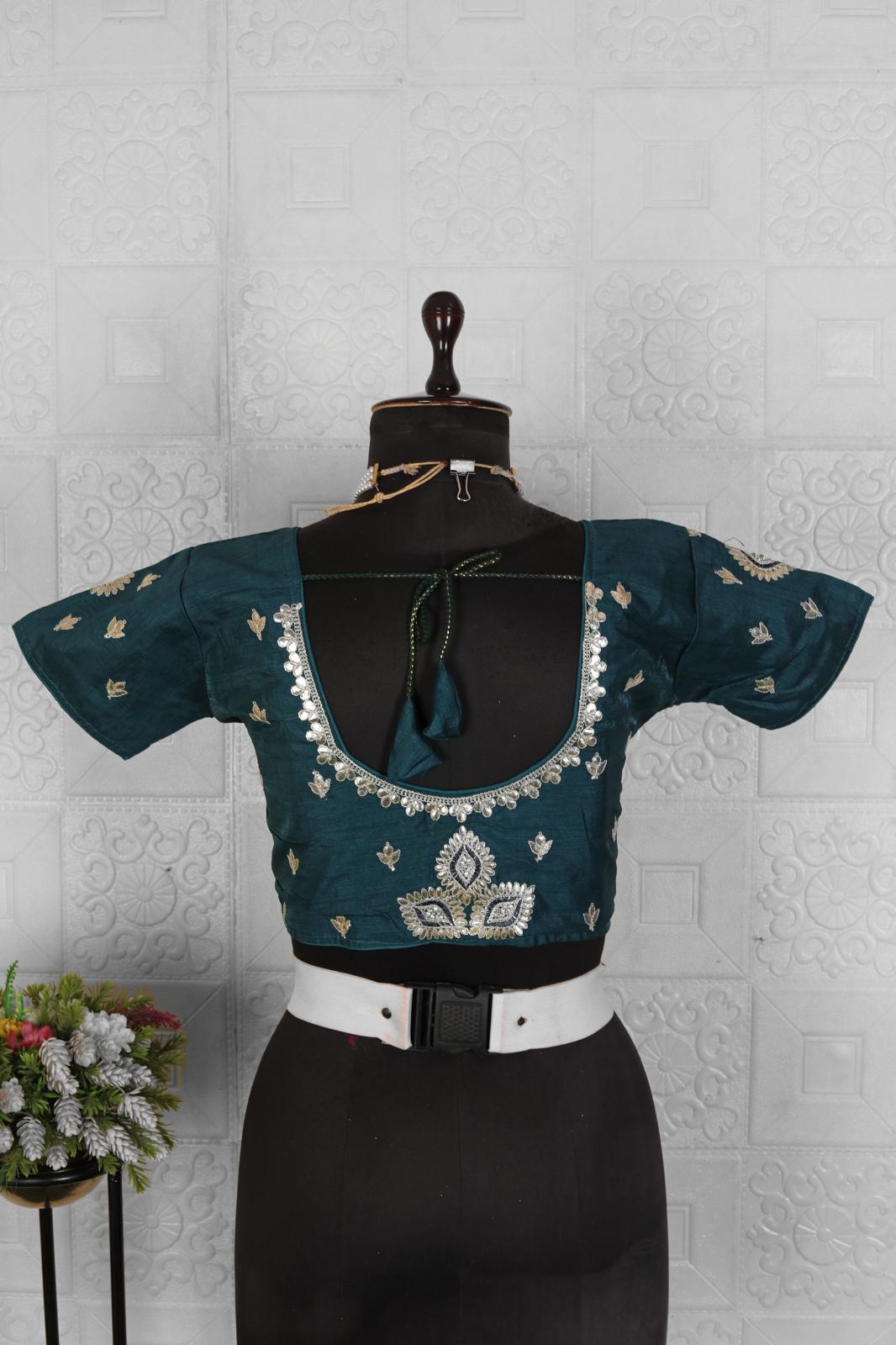 Light Blue Embroidery Work Saree for women in Germany