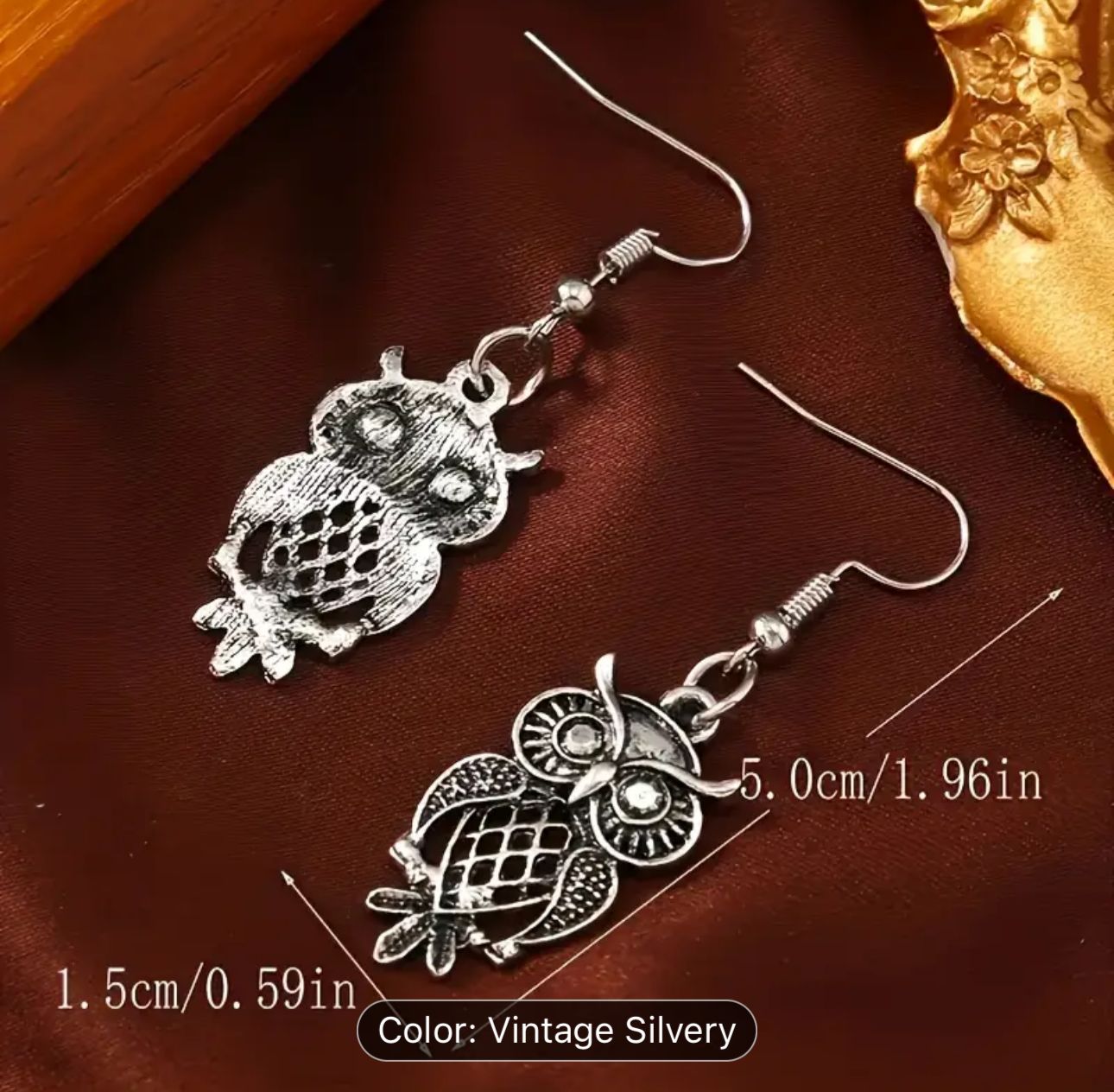 Owl Earrings Dangle in Berlin