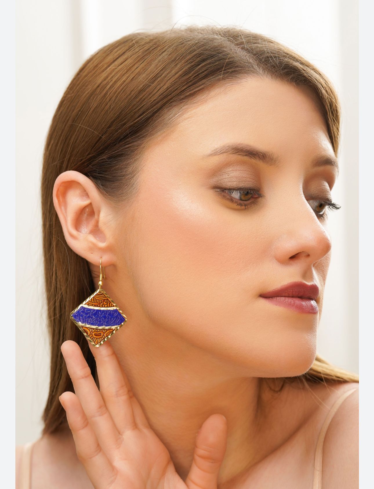 Brass Earrings in Berlin