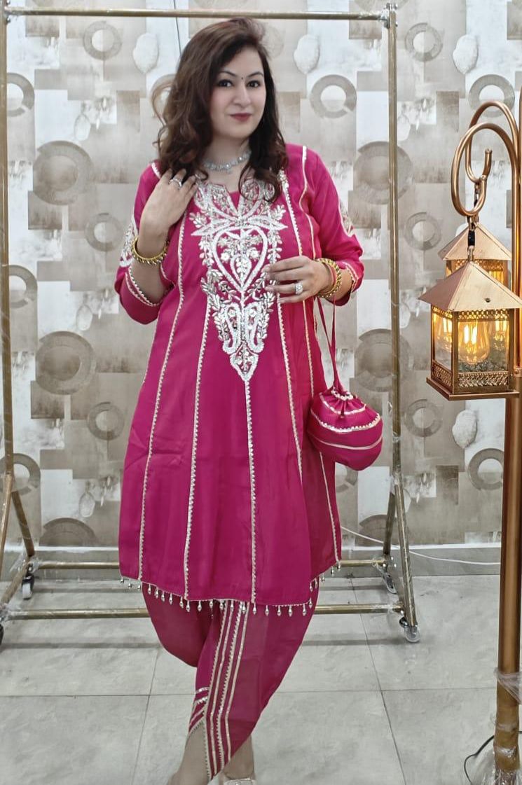 Tulip/Dhoti Style Pants Suit