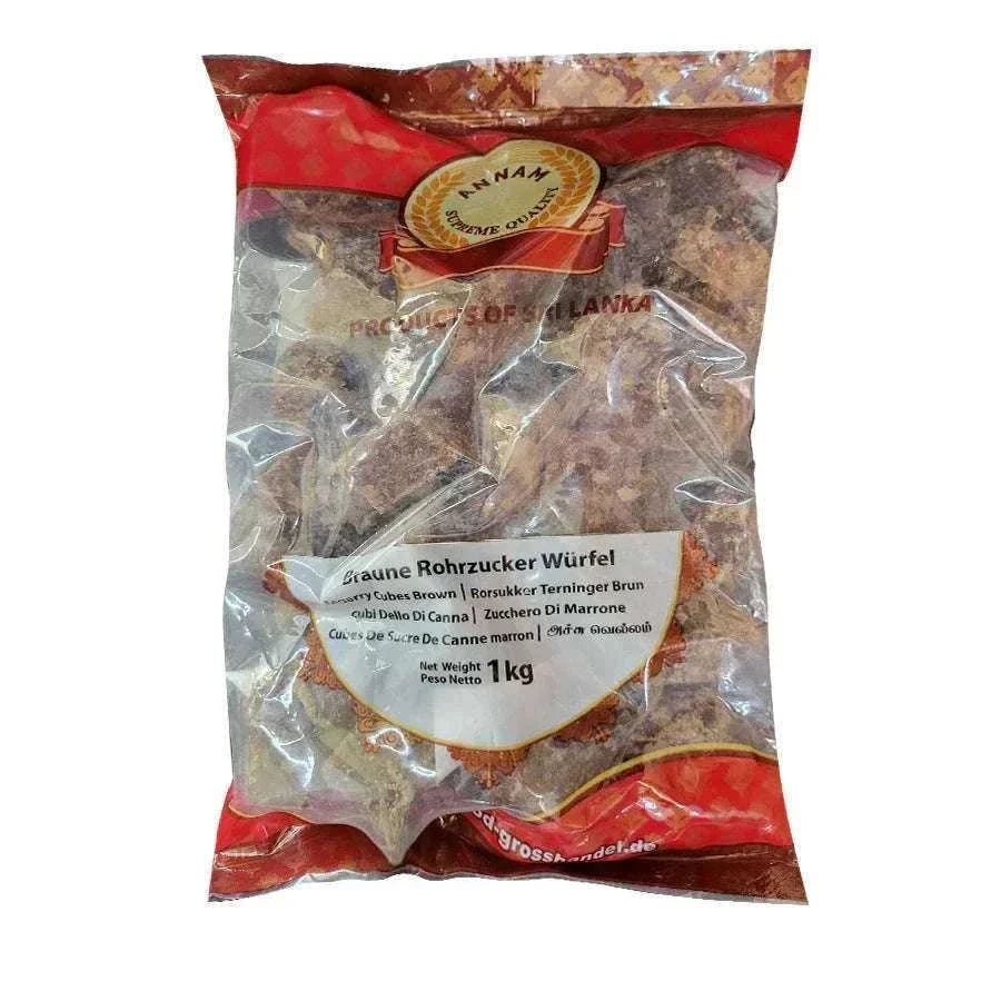 Annam brown jaggery cubes 1kg