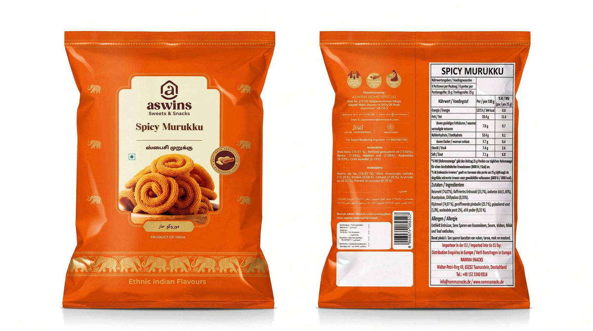 Aswins Spicy Murukku 150g