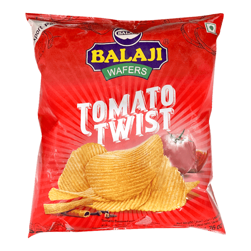 Balaji Crunchem Tomato Twist Potato Chips 135g