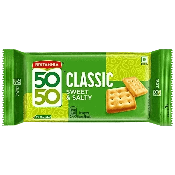 Britannia 50-50 sweet & salty biscuits 62g