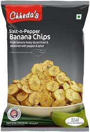 Chheda's Banana Chips Salt N Black Pepper 170g