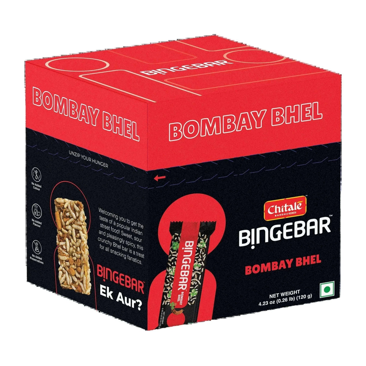 Chitale Bombay Bhel Bingo Bar 120g
